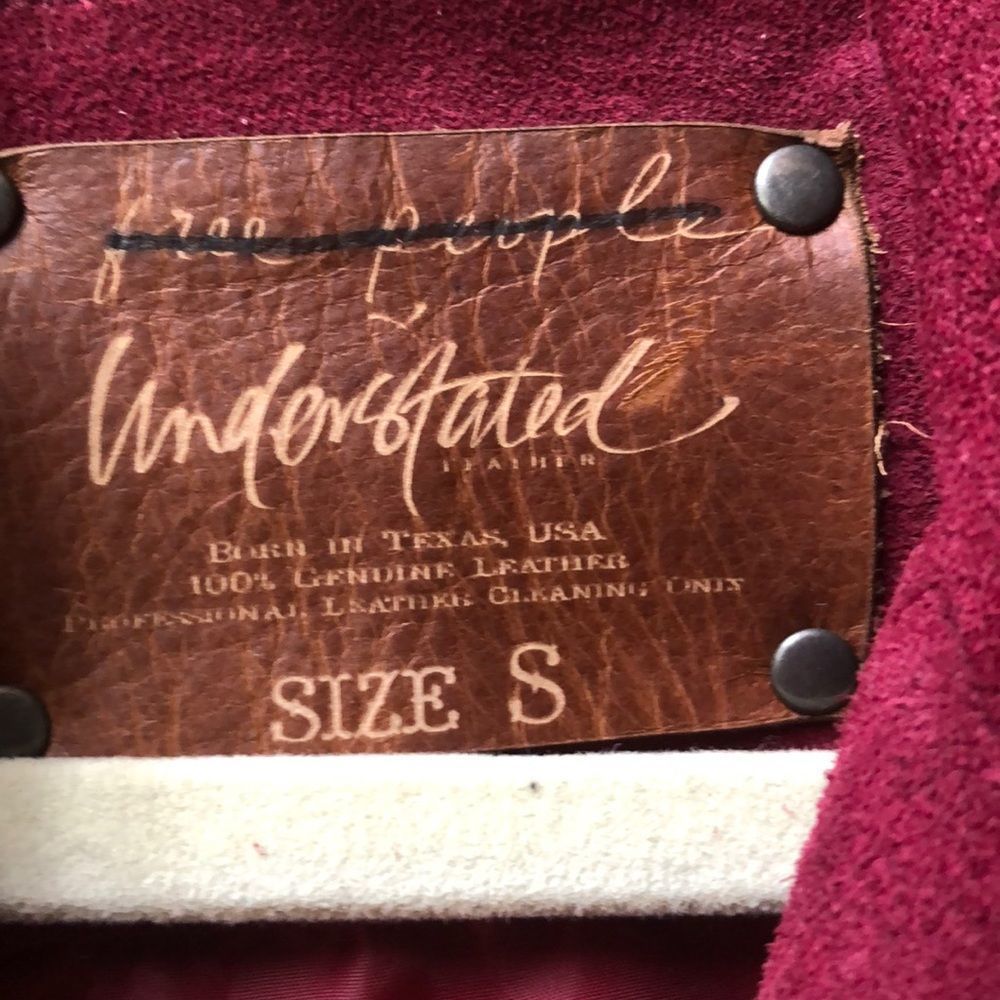 Free People Understated Suede WesternBuckle Jacket - Picture 8 of 8